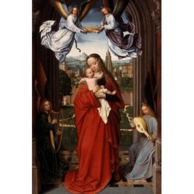 Virgin and Child with Four Angels - Cuadrostock