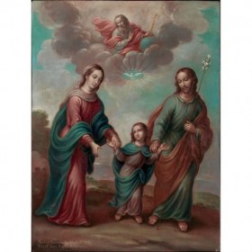 The Return of the Holy Family from Egypt - Cuadrostock
