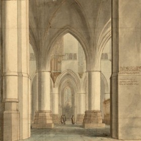 The Choir and North Ambulatory of the Church of Saint Bavo, Haarlem, 1634 - Cuadrostock