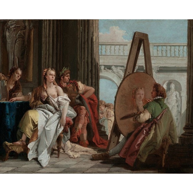 Alexander the Great and Campaspe in the Studio of Apelles - Cuadrostock