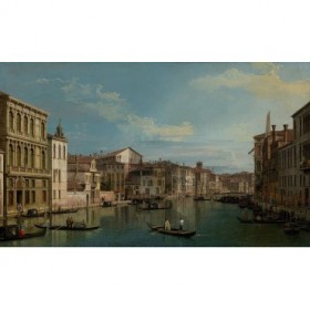 The Grand Canal in Venice from Palazzo Flangini to Campo San Marcuola - Cuadrostock