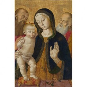 Madonna and Child with Two Hermit Saints - Cuadrostock