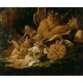 Puck and the Fairies from A Midsummer Nights Dream - Cuadrostock
