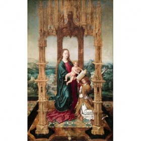 Virgin and Child under a Canopy - Cuadrostock