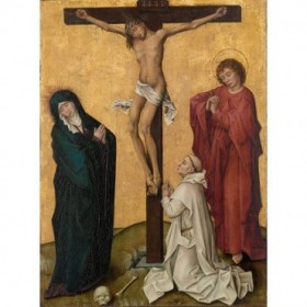 The Crucifixion with a Carthusian Monk - Cuadrostock