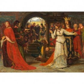 Cordelia Parting from her Sisters - Cuadrostock