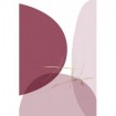 Abstract Minimalist Burgundy Gold 6 - Cuadrostock