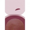 Abstract Minimalist Burgundy Gold 4 - Cuadrostock