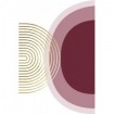 Abstract Minimalist Burgundy Gold 1 - Cuadrostock