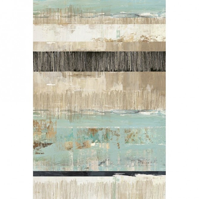 Tríptico abstracto en tonos pastel para decoraciones modernas- Cuadrostock