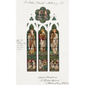 Design for Stained Glass Window-Saint Peters Episcopal Church-Albany-NY - Cuadrostock