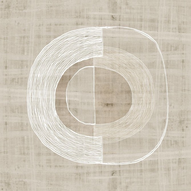 Juego de 3 Cuadros Abstractos Estilo Étnico - Cuadrostock