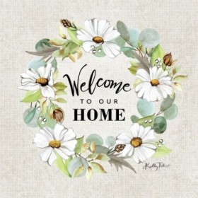 Welcome to Our Home Wreath - Cuadrostock