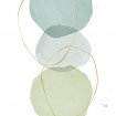 Juego de 2 cuadros abstractos- Pastel Circles I-II - Cuadrostock