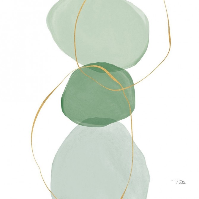 Juego de 2 cuadros abstractos- Pastel Circles I-II - Cuadrostock