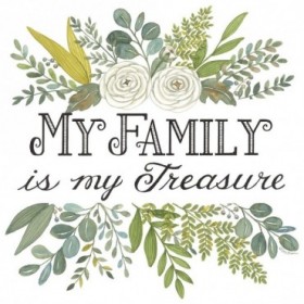 My Family is My Treasure - Cuadrostock