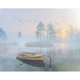 Lonely Lake Morning - Cuadrostock