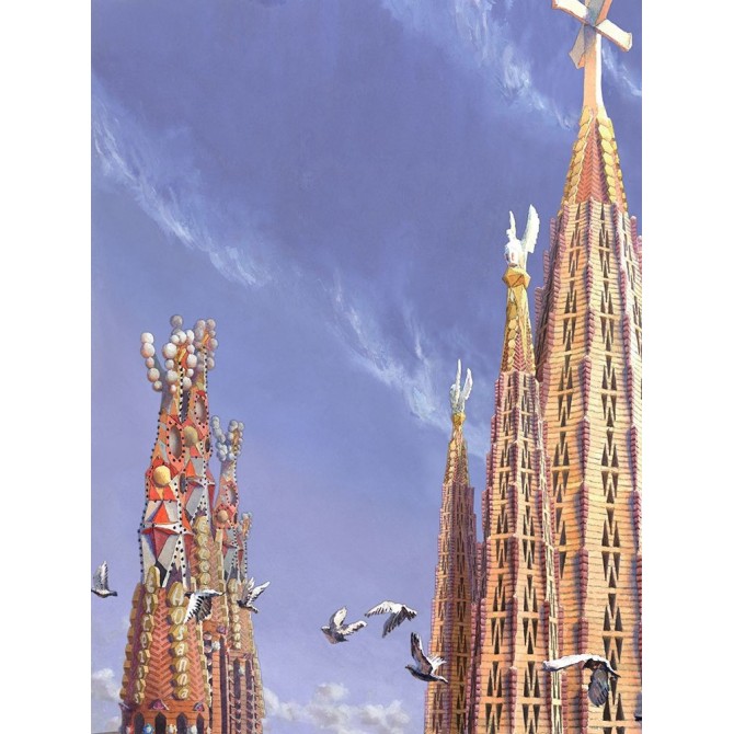 Sagrada Familia Towers II - Cuadrostock