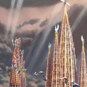 Sagrada Familia Towers I - Cuadrostock