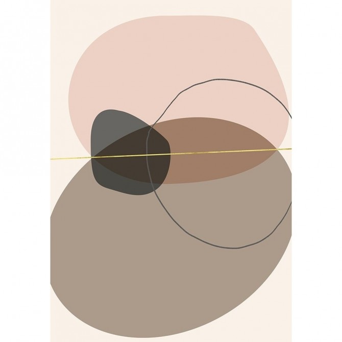 Juego de 3 cuadros modernos con motivos abstractos - Cuadrostock