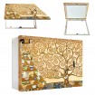 Tapacontador horizontal blanco de Klimt- El árbol de la vida 02 - Cuadrostock