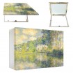 Tapacontador horizontal blanco con cuadro de Monet - Cuadrostock