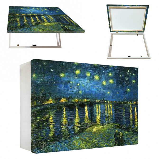 Tapacontador horizontal blanco cuadro Van Gogh - Cuadrostock Tapacontador horizontal blanco cuadro Van Gogh - Cuadrostock