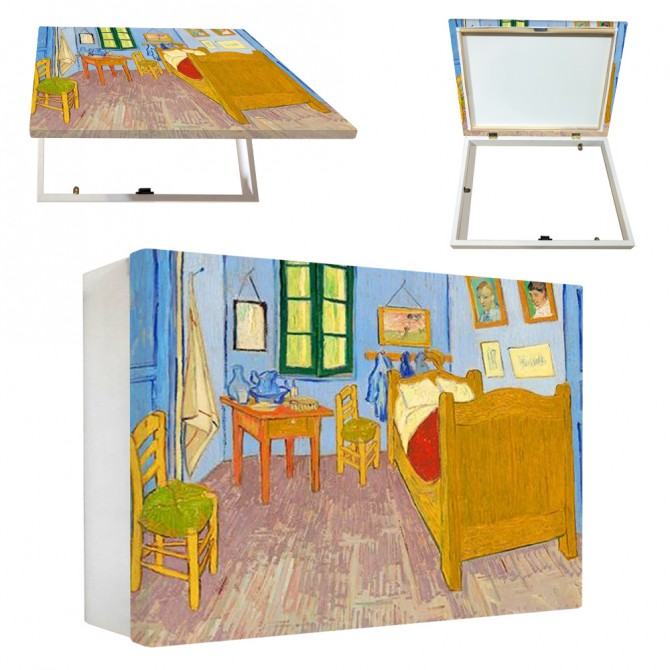 Tapacontador horizontal blanco habitación Arles Van Gogh - Cuadrostock