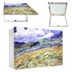 Tapacontador horizontal blanco con cuadro paisaje de Van Gogh - Cuadrostock