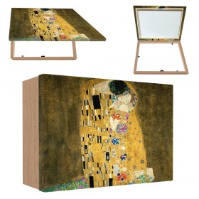 Tapacontador horizontal madera haya- el beso de Klimt - Cuadrostock