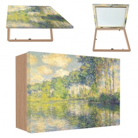 Tapacontador horizontal madera haya - Monet 02 - Cuadrostock