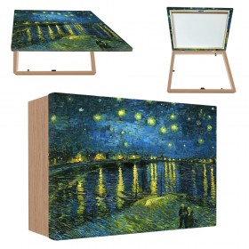 Tapacontador horizontal madera haya - Van Gogh - Cuadrostock