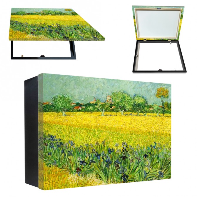 Tapacontador horizontal cajón negro Van Gogh 06 - Cuadrostock