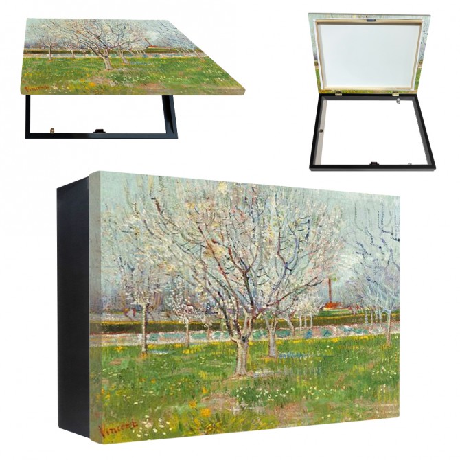 Tapacontador horizontal cajón negro Van Gogh 13 - Cuadrostock