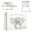 Tapacontador horizontal blanco estilo provenzal - Cuadrostock