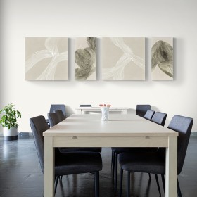 Conjunto de 4 cuadros abstractos - Cuadrostock