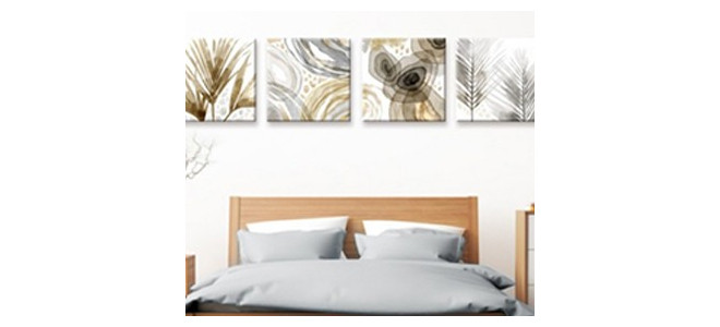 Bed head wall art. More than 3 pieces