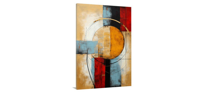 Abstract Colors Canvas