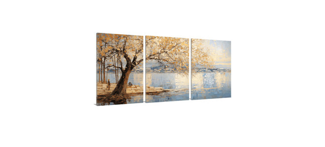 Triptych Art of landscapes