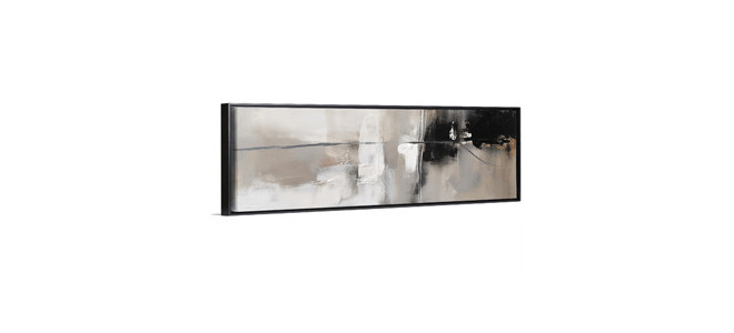 Black and White Modern Canvas