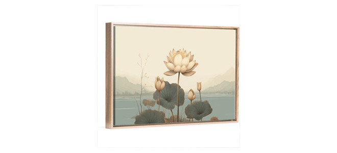 Modern Flowers Canvas