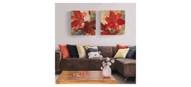 Flower Canvas for Living Room