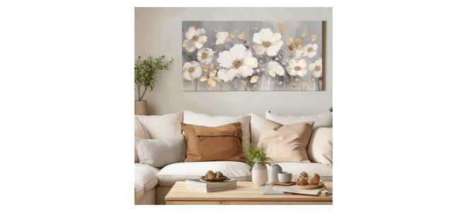 Big Flower Canvas