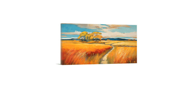 Countryside Landscape Canvas