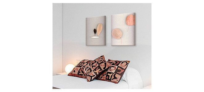 Scandinavian Bedroom canvas prints