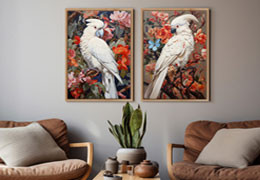 Propuestas e ideas de cuadros decorativos para una pared vacía