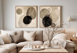 ¿Quieres decorar tus paredes con cuadros abstractos y que queden espectaculares?